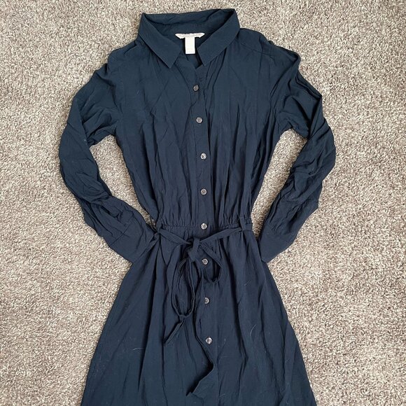 Navy Banana Republic Dress - Picture 1 of 2